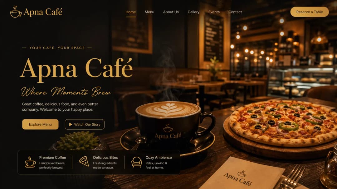 Cafe Website
