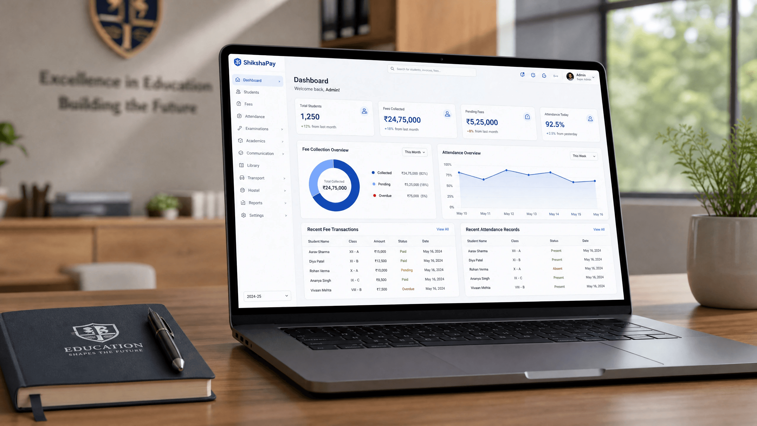 ShikshaPay.Cloud school management software showcase
